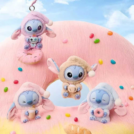 1Pc Stitch Eat Something Before Sleep Series Vinyl Figure Confirmed Blind Box