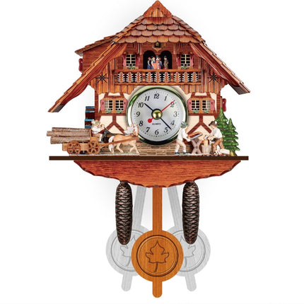 Cuckoo Forest Clocks Wall Clock Vintage Rustic Wooden Clocks Home Decor