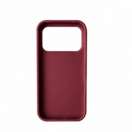 Burgundy aluminium-look phone case for iPhone 17 Pro Max - view 5