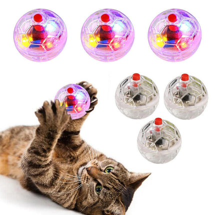 3x Ghost Hunting Motion Light Up Balls Flash Paranormal Equipment Pet Toy Motion