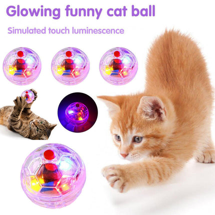 3x Ghost Hunting Motion Light Up Balls Flash Paranormal Equipment Pet Toy Motion