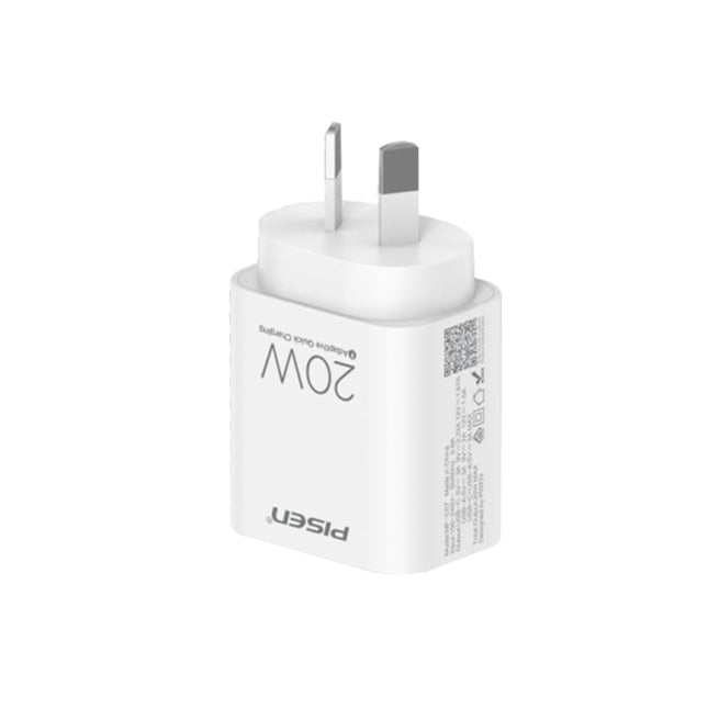 20W USB A + TYPE C Fast Wall Charger PISEN 2023