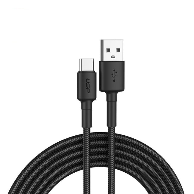 1M BoostUp USB-C to USB-A Cable Charge & Connect Black  USP