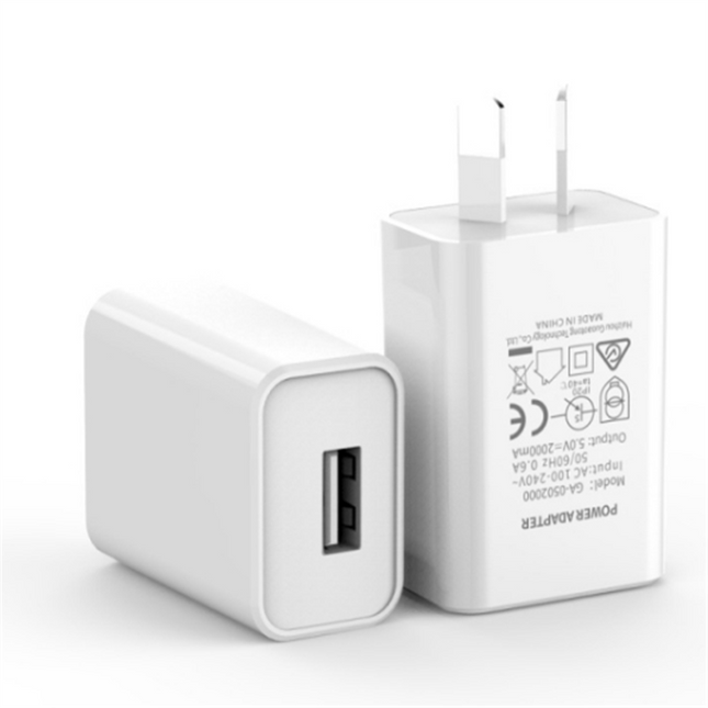 2 Pcs 10W USB-A Wall Charger Adapter 2A USP SAA